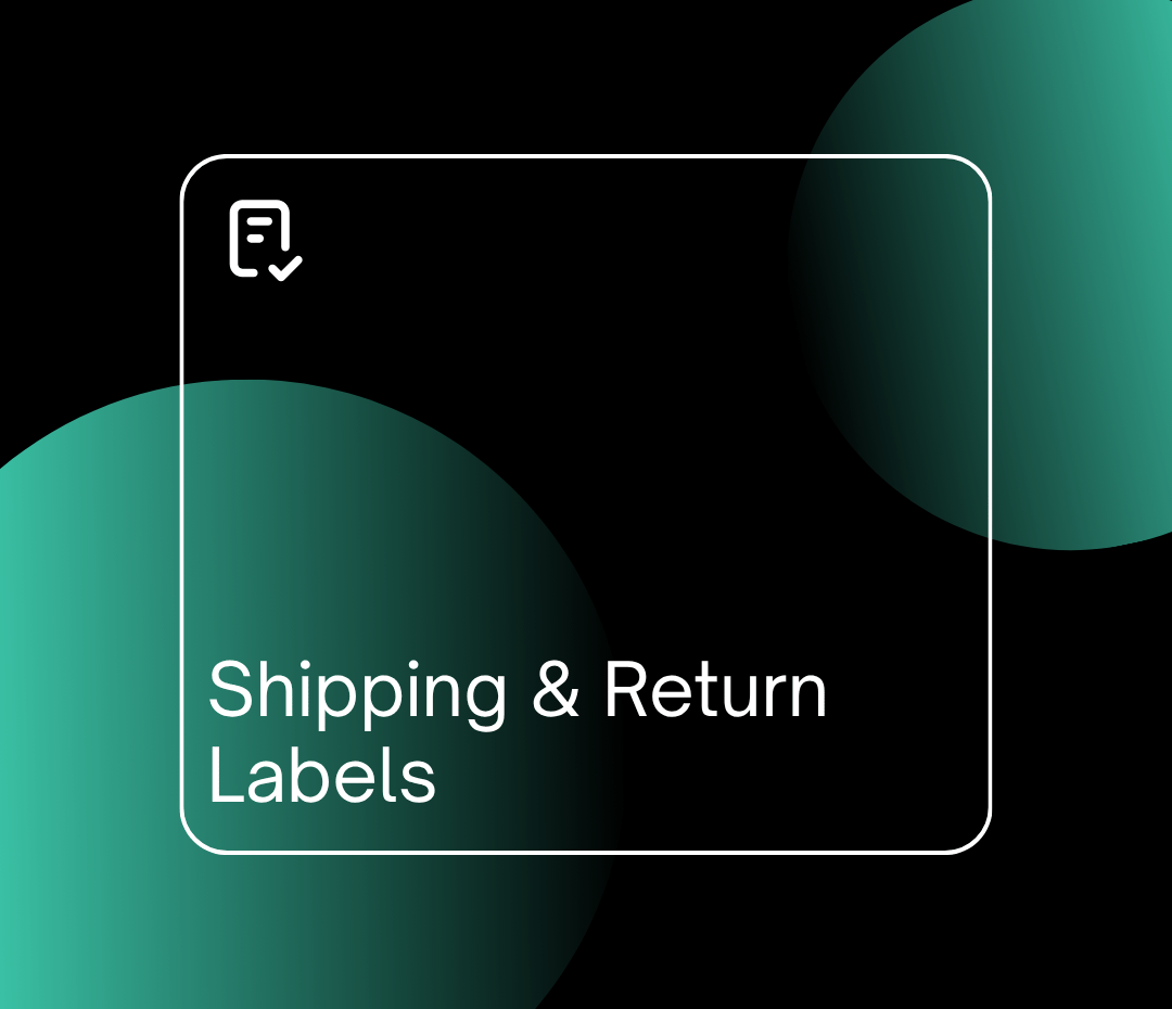 Shipping and return labels