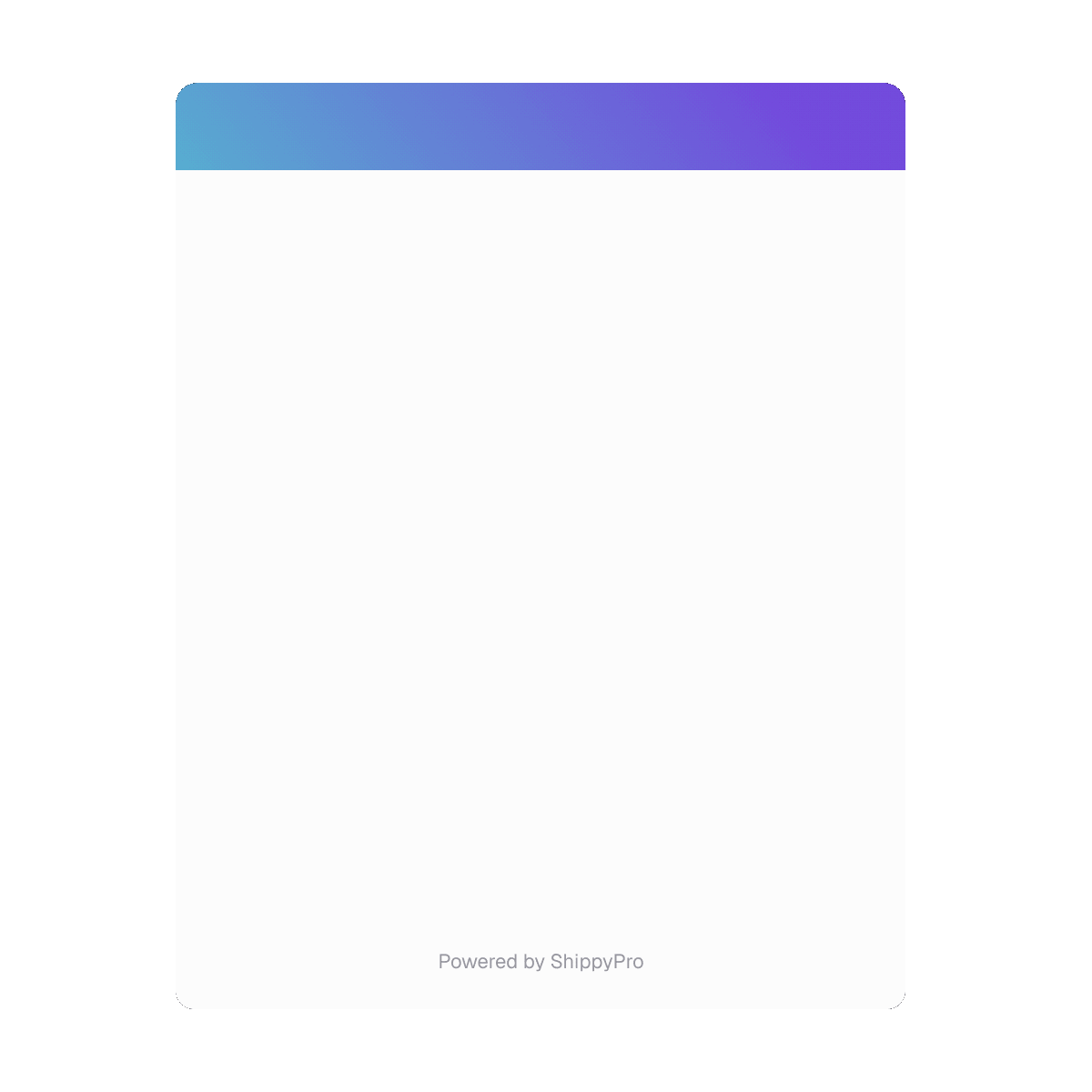 ShippyPro branded tracking page
