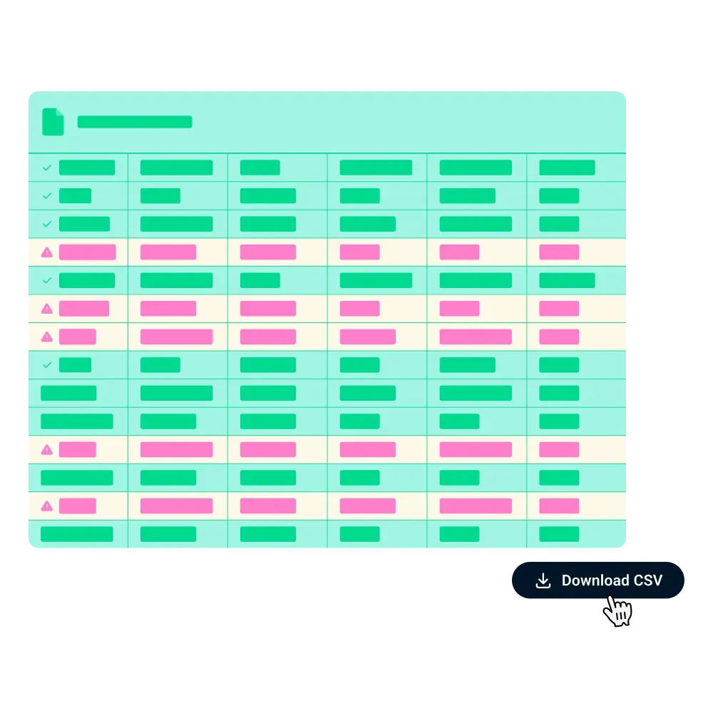 invoice analysis csv file download