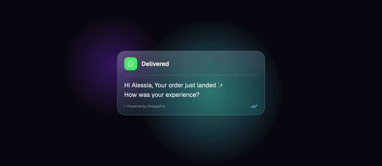 ShippyPro Post-Delivery Review Prompt